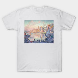 The Port of Saint-Tropez by Paul Signac T-Shirt